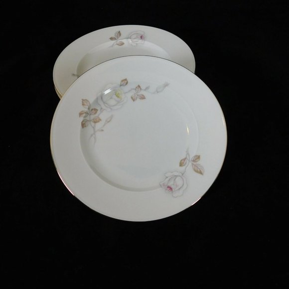Johann Haviland Sweetheart Rose Bavaria Germany Set of 4 Bread & Butter Plates - Picture 4 of 12